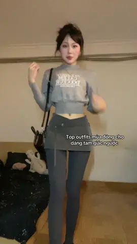 Mùa đông kh thể thiếu tone xám@Quần tất Dolly Secret #outfit #fyp 