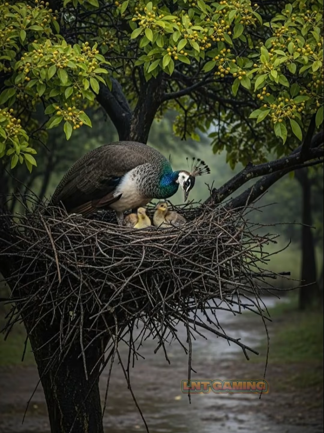 FAITH IN ANIMALS RESTORED! Beaver saves peacock from lightning#rescue #Wild
