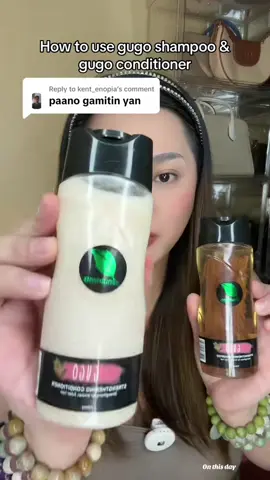 How to use gugo shampoo & gugo conditioner ✨🤩