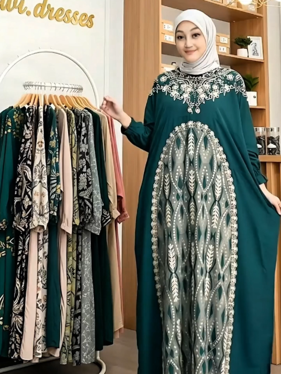 Kaftan Ayana Busui Super Jumbo ld 170 Batik Rayon Premium  #guncang1111 #gamiskaftan #kaftanmurah #guncang1111 