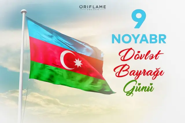 🇦🇿 Bayraq Bayramınız mübarək! Üçrəngli bayrağımız daim qürurla dalğalansın! Bu gün hər birinizə birlik, qürur və ilham arzulayırıq.