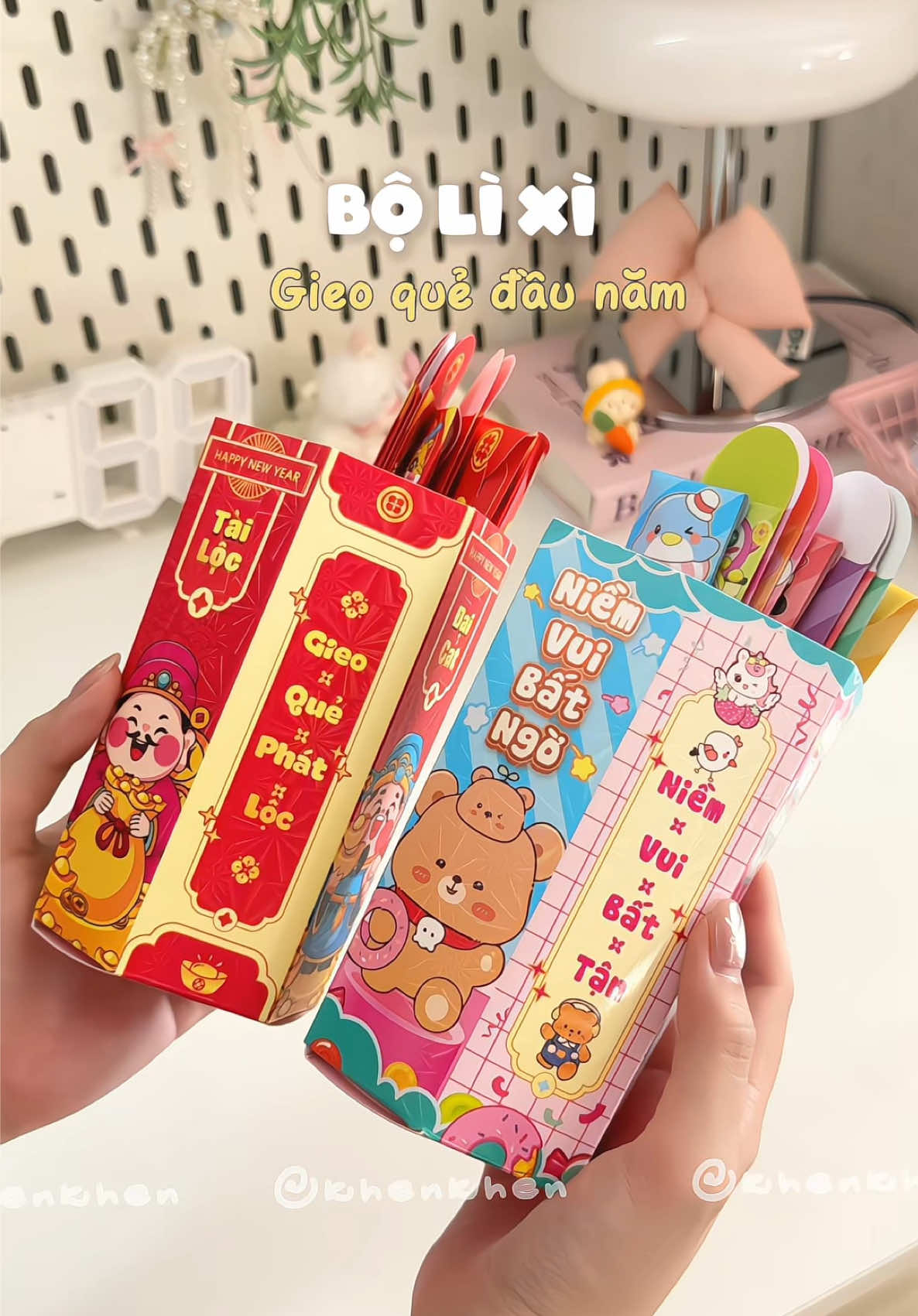Bộ lì xì không độc lạ đời không nể #baolixi #lìxì #tết2026 #gieoque #khenkhenxinchao 