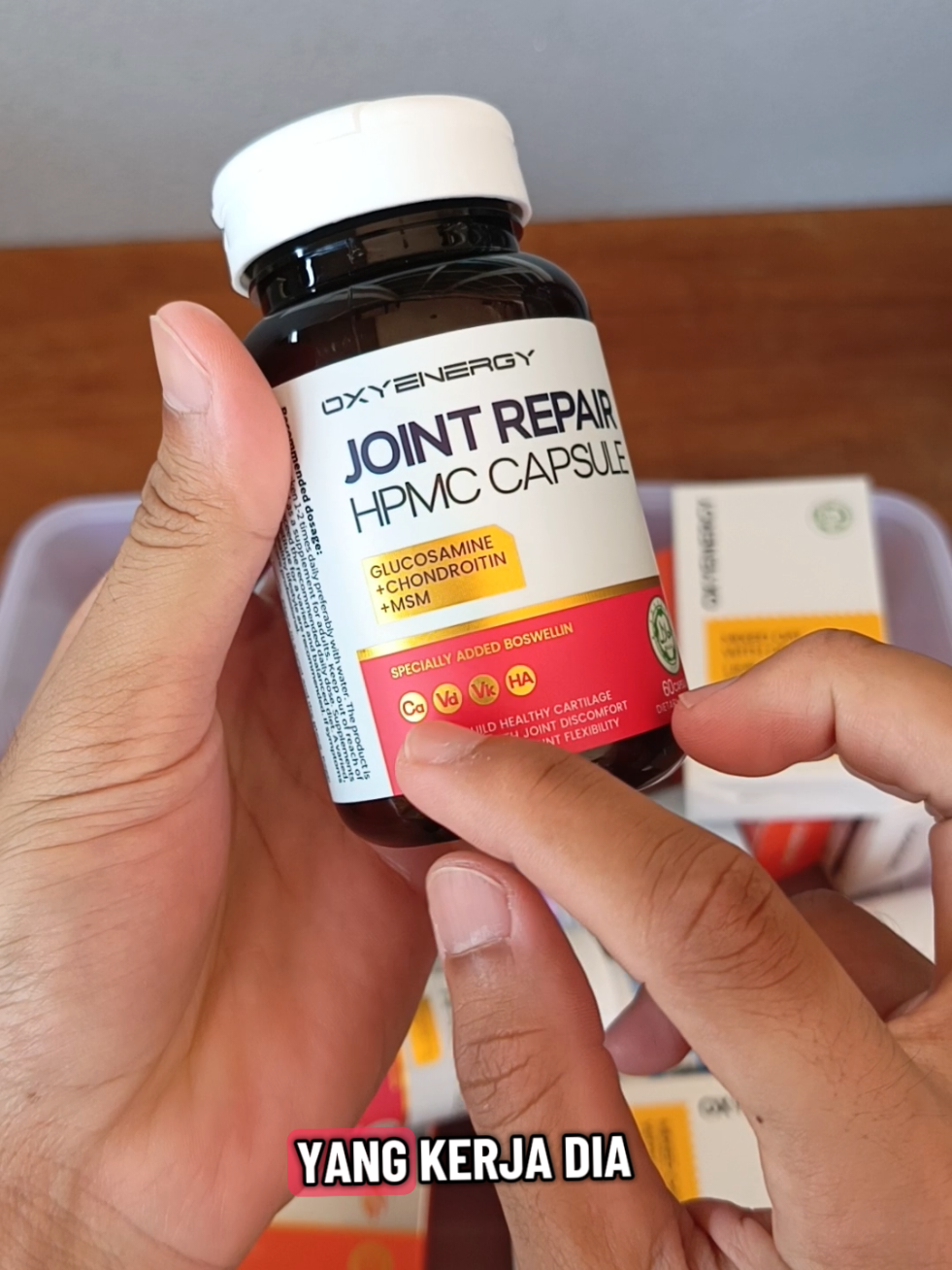 Tiada lagi masalah sakit Sendi ni dia Joint Repair Cubalah. #sakitsendi #lenguhbadan #sakitlutut #jointrepair #oxyenergy 