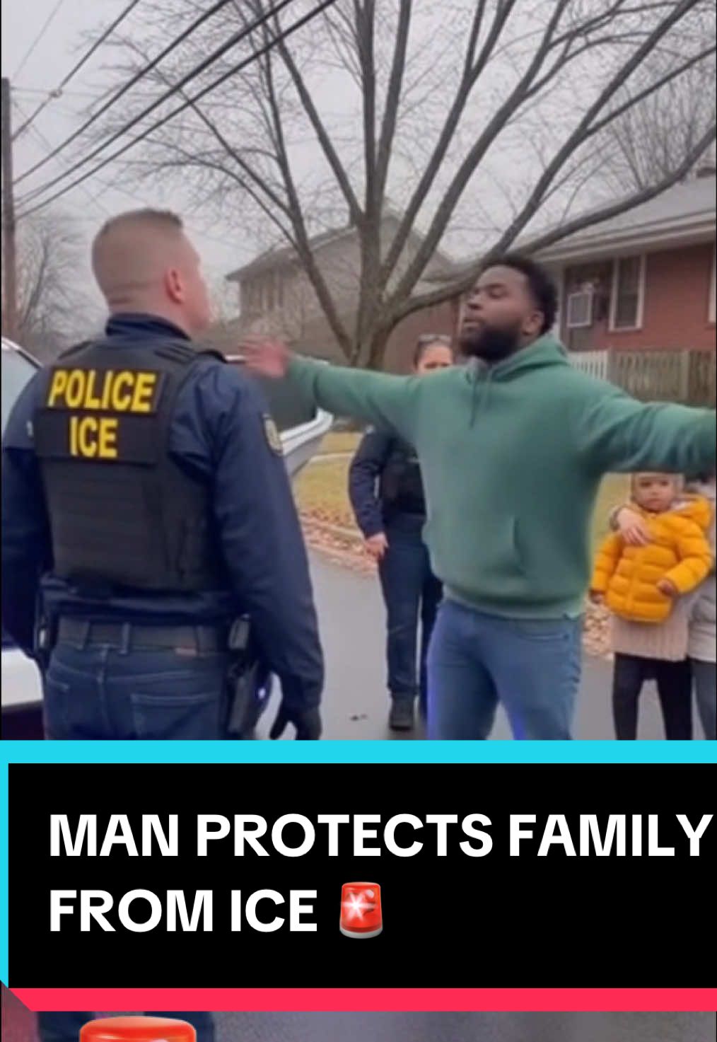 #ice #migracion #inmigrantes #police man stands up to ice he protected immigrant family Chicago Los Angeles 