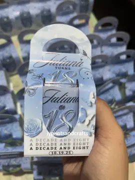 Yasss this is your perfect and affordable souvenir. Message us to order! 💕 #souvenirs #debut #birthday #baptism 