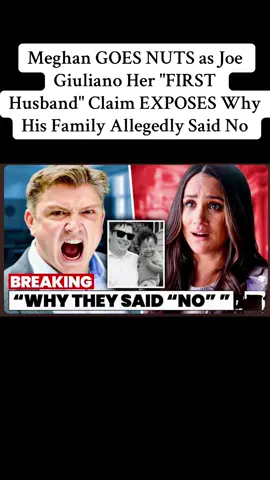 Meghan GOES NUTS as Joe Giuliano Her 