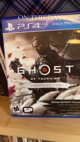 #onthisday #reviewinggameboxart #ghostoftsushima #ghostofyotei #sony 