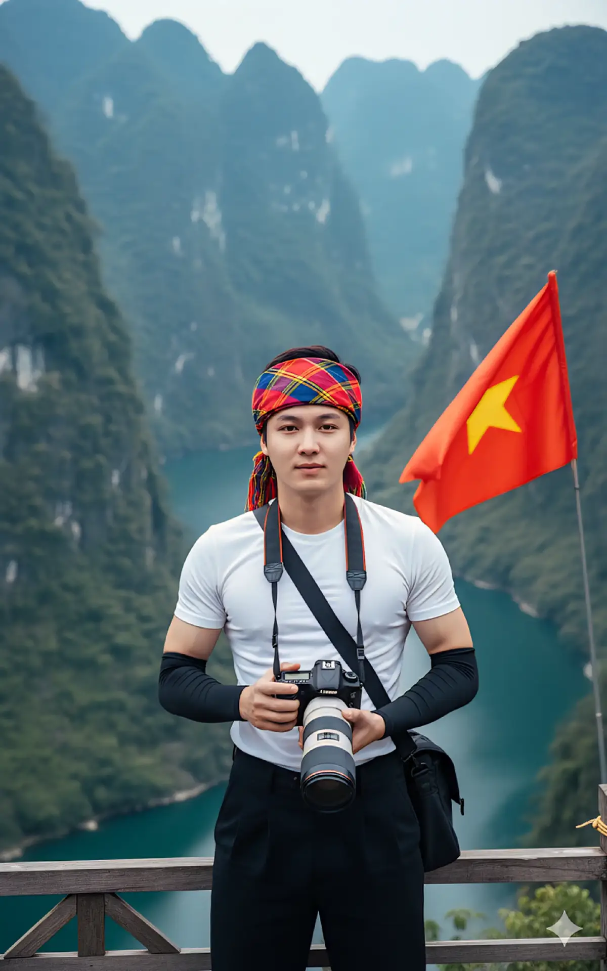 được mấy anh trai bảo làm cho nam. đây Hà Giang của các anh nhé. #hagiang #kimle9393 #gemini #aiart #trendtitok 