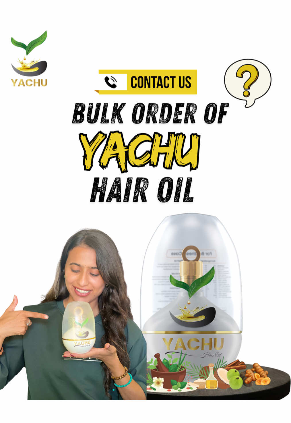 Contact us : 9709065821  #yachu #yachuoil #hairfallsolution #dadndrufftreatment #baldnesssolution #hairoilforhairgrowth #oil #haircare #stopshairfall #yachuhairoilkathmandu 