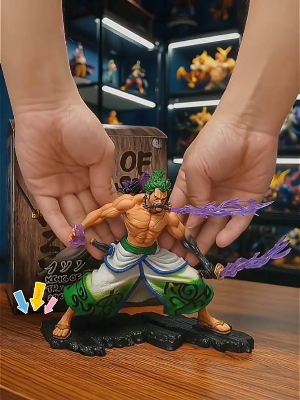 Zoro Wano Haoshoku Haki One Piece #actionfigures #toys #onepiece 