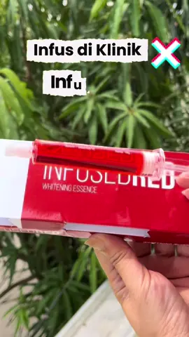 Gak usah lagi ke klinik cukup rutin aja pake serum suntik ini ya... hasilnya Glowing dan bisa pake tiap hari#infusedredglawfyskin 