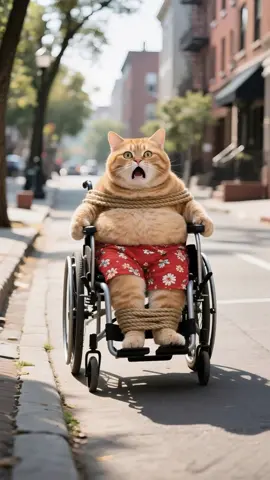 The fat cat that made a mistake #funny #funnyvideos #cat #cats #kitten 