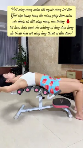 Ghế tập bụng lưng đa năng hiệu quả cho ng bị thoái hóa cột sống #ghetapbunglung #ghetapbung #ghetapbungdanang #ghetapbungtainhahieuqua 