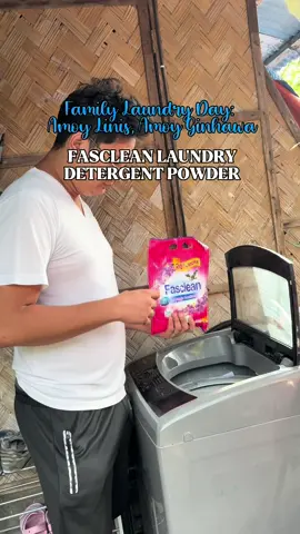 Laundry day pero good vibes pa rin 💙 Kasi pag Fasclean ang gamit mo, hindi ka mapapagod sa bango! @megasofthygienic @pulsemediaph 
 #Fasclean #Megasoft #HindiLangLabada #AMegasoftInEveryHome #KwentongPagmamahal