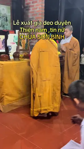 Lễ xuất gia deo duyên 19/9 tại chùa sơn bình🙏🏻🙏🏻🙏🏻#phatphapnhiemmau #phatphap #xh #xuhuong #xuhuongtiktok 