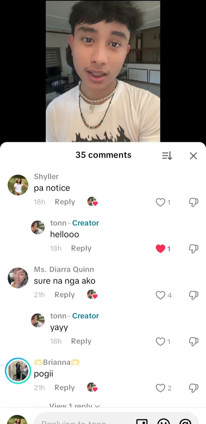 #myown #4youpageシ @tonn sino bang hindi kikiligin eh napansin ako!! 🤪💐super thankful!! thank you!! 😊