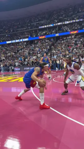 Game night vibes 🏀 Aaron Gordon with the first point #Nuggets #CourtsideMoments #nuggets #denvernuggets@NBA @ESPN 