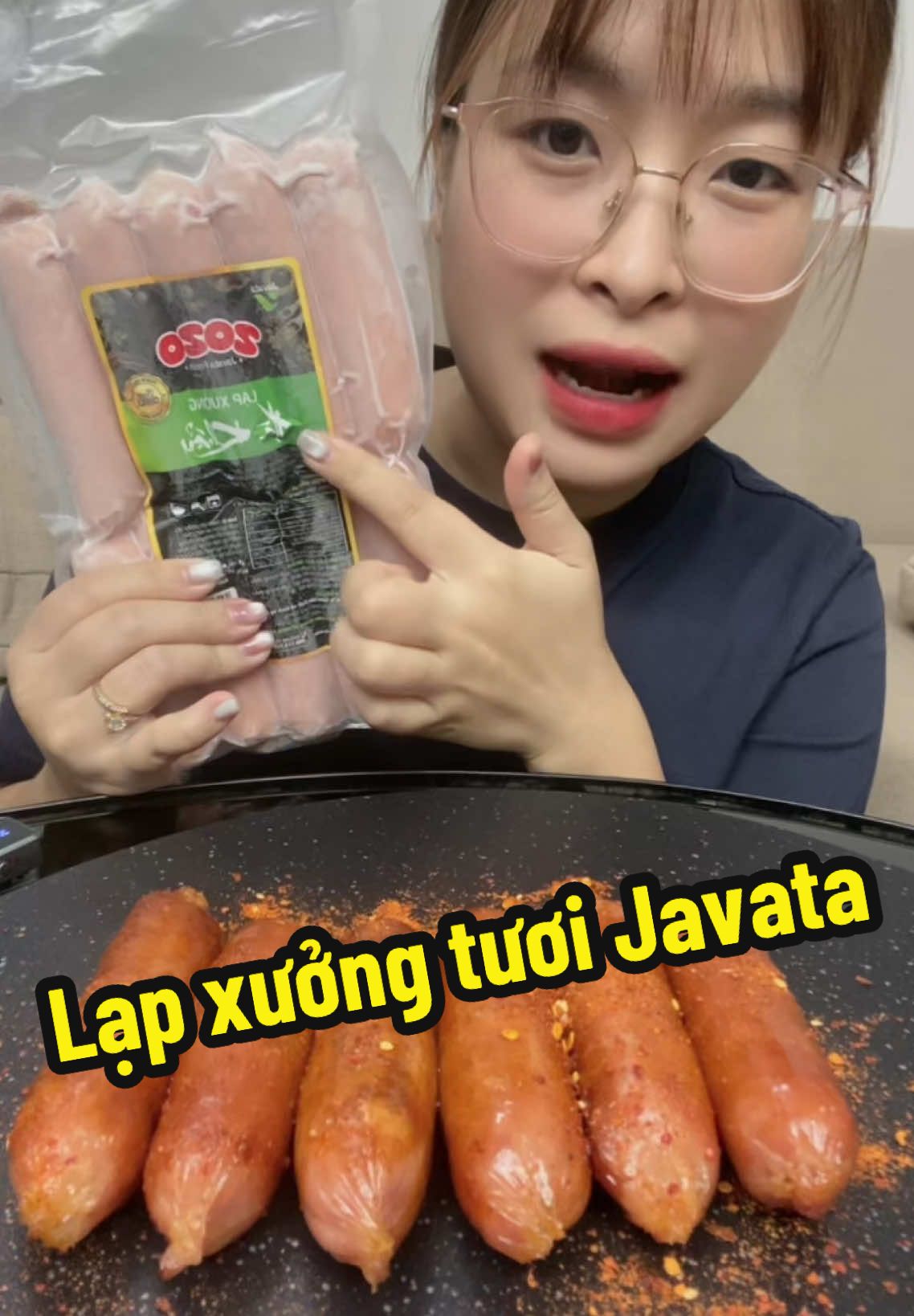 Lạp xưởng Hà Khẩu JAVATA tặng kèm gói ớt bột ngon đỉnh #xuhuong #hathudayy #lapxuongtuoi #lapxuongjavata #ăncungtiktok 