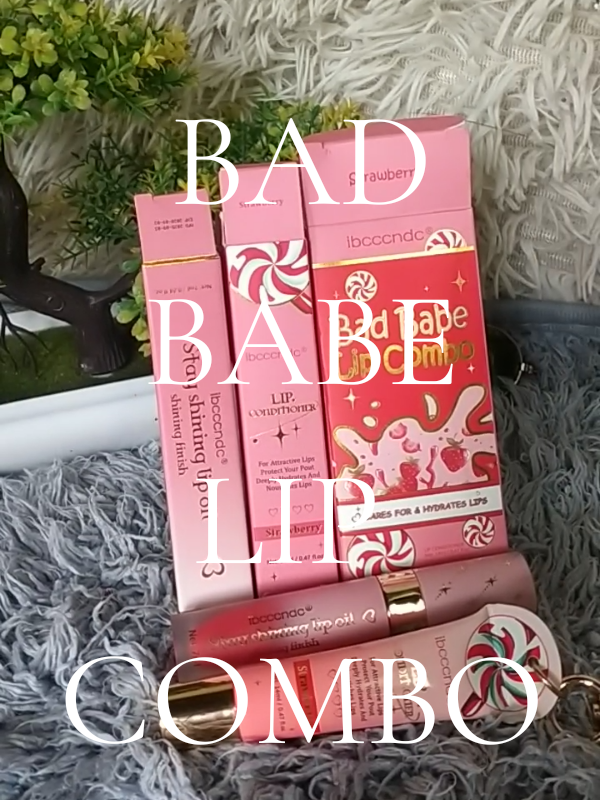 BAD BABE LIP COMBO  #badbabelipcombo #lipconditioner #lipshiner #lipcare 