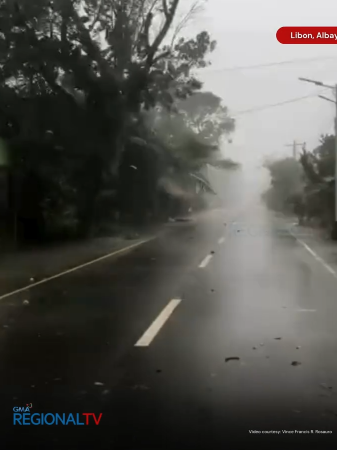 Situation in Barangay Pantao, Libon, Albay, morning on Sunday, November 9, 2025, as Super Typhoon #UwanPH lashed the Bicol Region. “As of now po humihina na [ang ulan] pero naka standby pa po kami dito kase 'di pa lifted ang signal advisory po samin dito,” Barangay Pantao Councilman Vince Francis R. Rosauro told GMA Regional TV News. Video courtesy: Vince Francis R. Rosauro via Vincent John Abordo/GMA Regional TV News