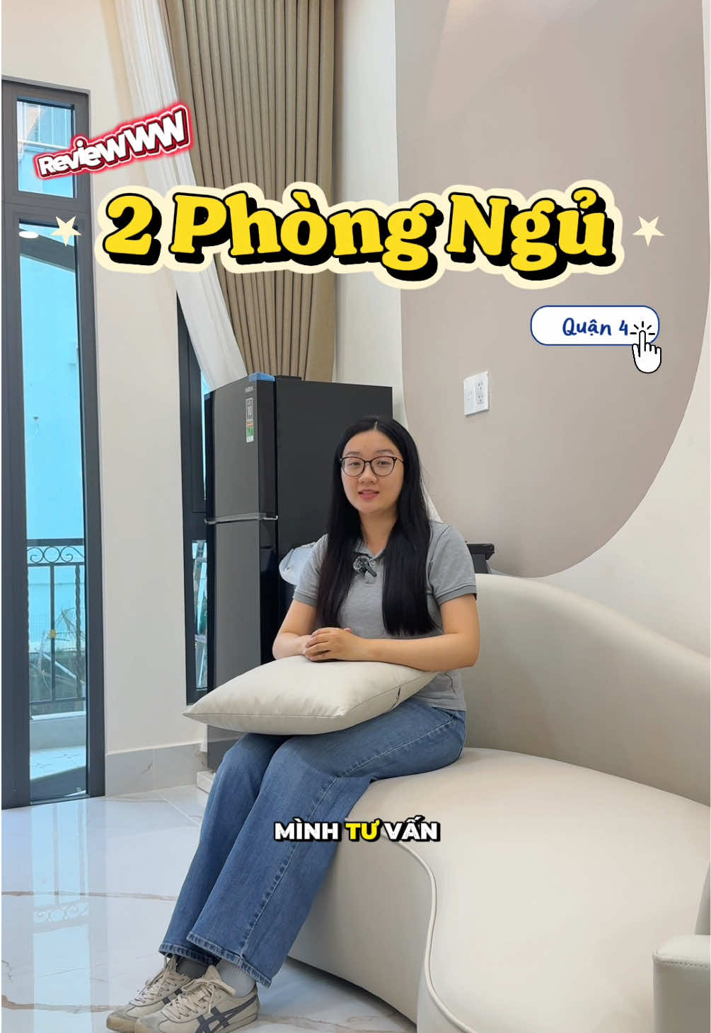 Review Căn hộ mini 2 Phòng Ngủ Quận 4 ✨ #duocsilamsales #phongtroquan7 #canhoquan7 #rmit #tdtu 
