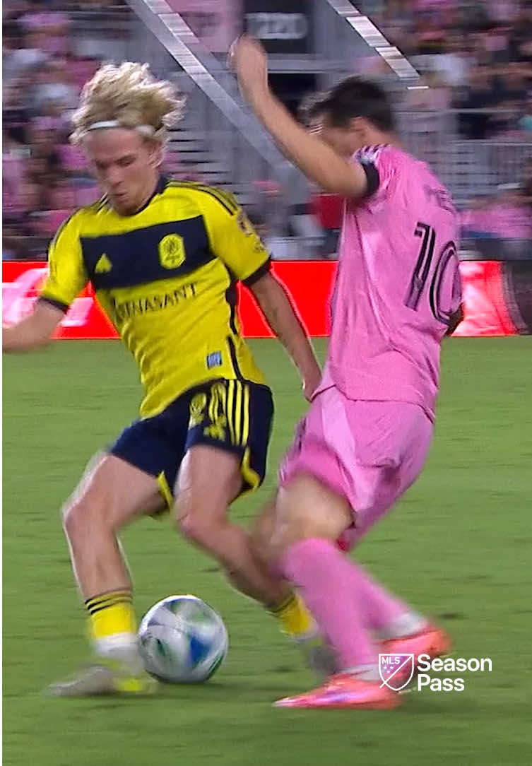 When Messi nutmegs you… twice in the same game 💀🥜 🎥 @Major League Soccer 