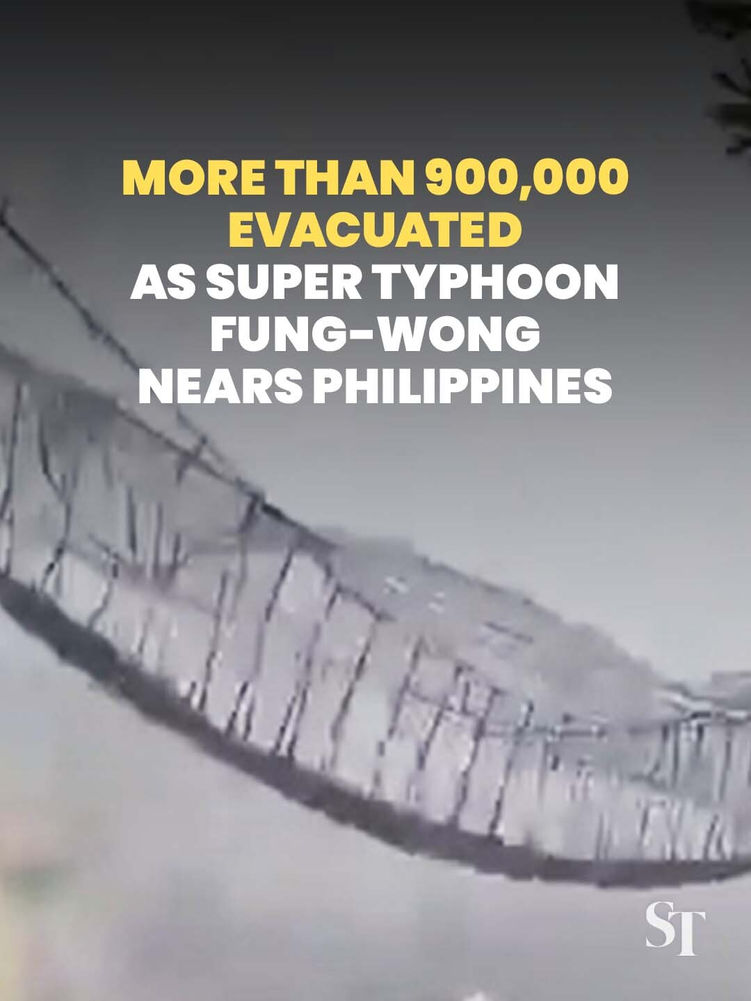 More than 900,000 people have been evacuated from vulnerable areas in the Philippines as Super Typhoon Fung-wong began lashing the main island of Luzon. #Philippines #Fungwong #TyphoonUwan #Luzon #Manila #typhoon