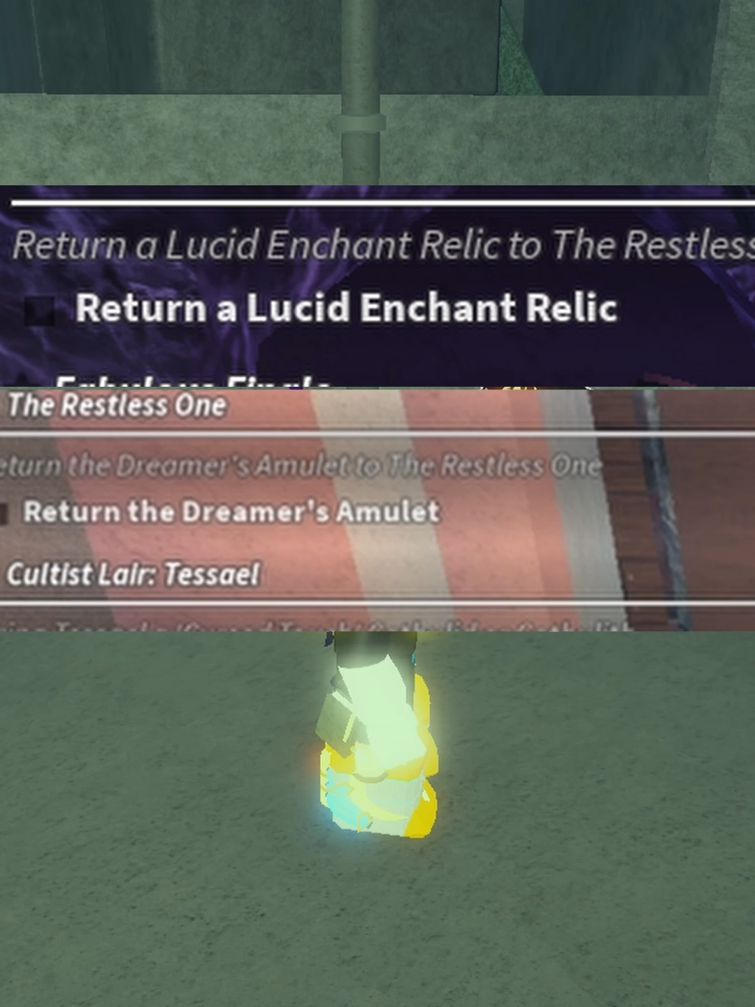 สอนทำเควส Dreamer'Amuletd กับ Lucid Enchant relic #roblox #robloxfyp #ขึ้นฟีดเถอะ #fisch #robloxediting