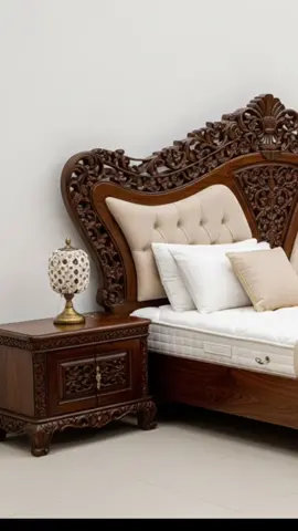#ChiniotiFurniture #MughalRoyalDesign #KingSizeBed #DarkMahoganyFurniture #SheeshamWood #DastKari #PakistaniCraftsmanship #RoyalBedroom #LuxuryHomeDecor #ChiniotArt #TraditionalFurniture #WoodCarvingArt #MadeInPakistan #ClassicLuxury #WorldClassDesign #HandcraftedMasterpiece #RoyalFurniture #PakistaniHeritage #MasterpieceDesign #PalaceStyle