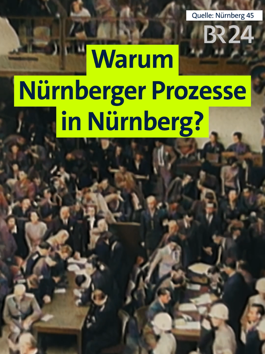 Es gibt zwei Gründe, warum die Nürnberger Prozesse in Nürnberg und nicht in Berlin stattfanden.  Jetzt anschauen: ARD Dokudrama „Nürnberg 45 – Im Angesicht des Bösen“  #nürnberg #nürnbergerprozesse 