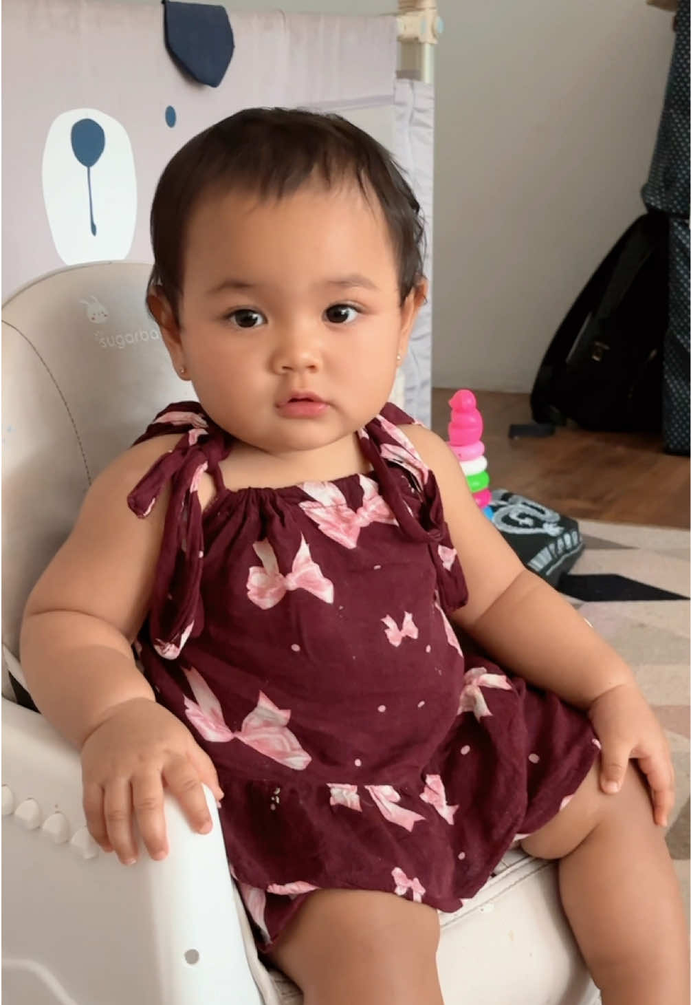 Tumben anteng ga langsung turun🤣 #masyaallahtabarakkallah #allahummabarik #bayilucu #babyjenaz 