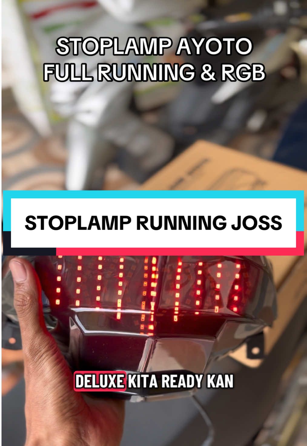 AYOTO Stoplamp Crystal RGB Full Set Running Motor Vario Beat FI/ESP & Deluxe LED Kualitas Tinggi Plug and Play 10 Mode Standby #beatfi #beatk44 #beatdeluxe #stoplamrunning #stoplamp