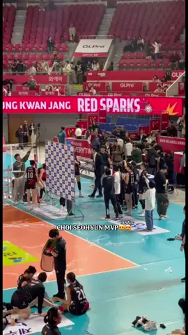 Choi seohyun MVP 🔥🔥👏🏻👏🏻 si snow white😍😍 #vleague #fyp #fypシ゚ #redsparks #seohyun