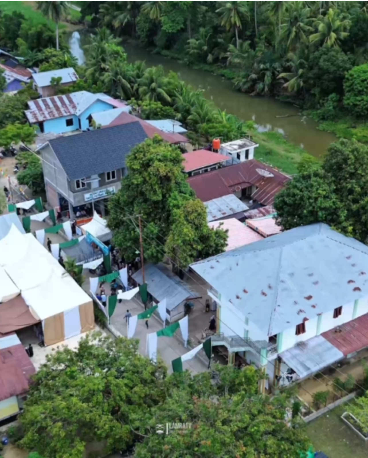 Memperingati Maulid Nabi Muhammad SAW Dayah @baitulfaizinalaziziyah  #maulidnabimuhammadsaw #phbi #fyp #foryou #drone 