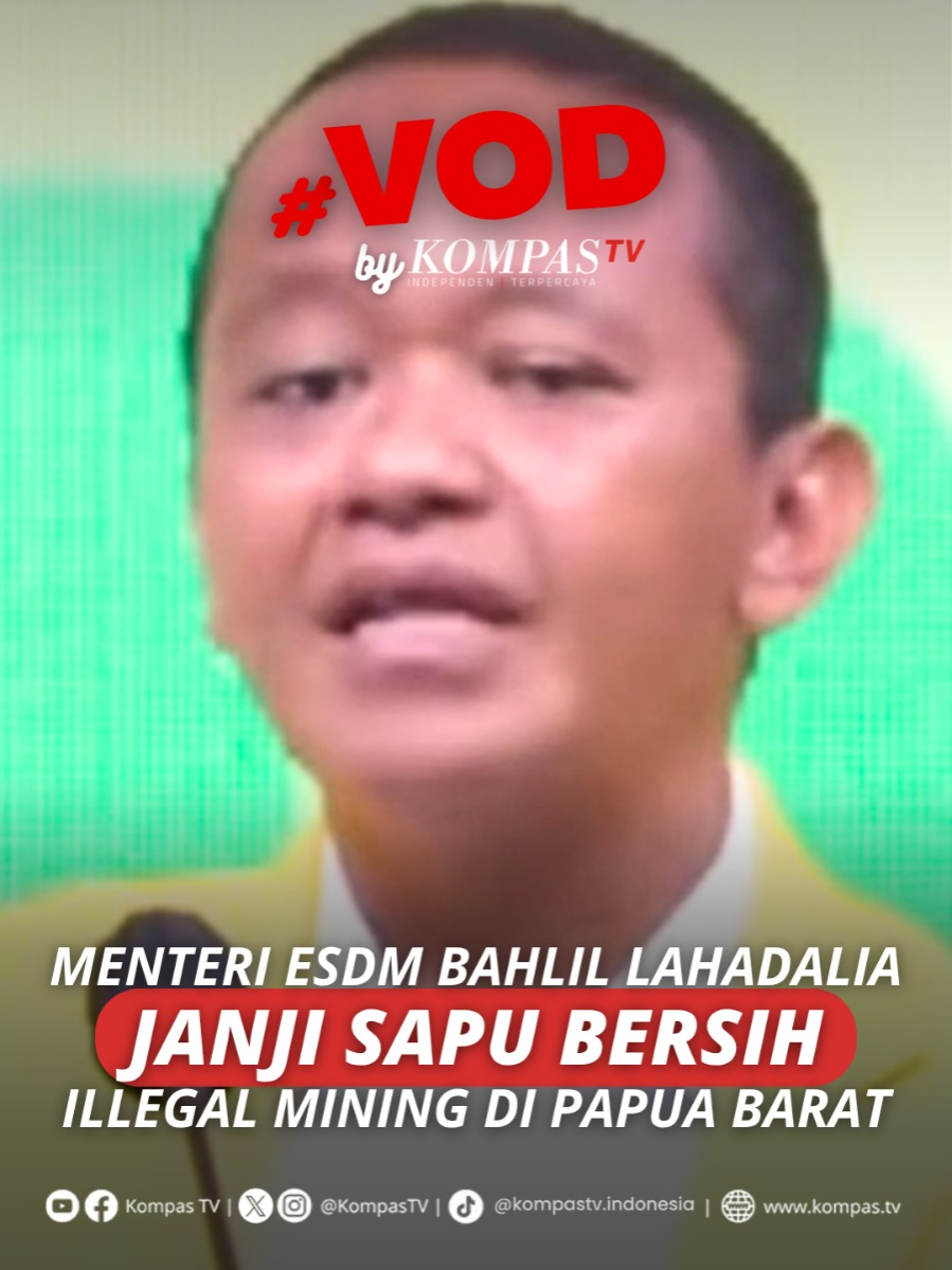 Menteri Energi dan Sumber Daya Mineral (ESDM) Bahlil Lahadalia mengecam keras aktivitas tambang ilegal yang marak terjadi di wilayah Wasirawi, Kabupaten Manokwari, Papua Barat. Dalam Musda ke-4 DPD Partai Golkar Papua Barat (8/11), Bahlil kembali menyoroti polemik tambang ilegal yang dinilainya telah merusak ekosistem dan berpotensi menimbulkan bencana lingkungan. Ia juga mengatakan, aktivitas tersebut telah menyeret namanya secara tidak benar dalam sejumlah pemberitaan. Untuk menindaklanjuti persoalan ini, Bahlil menyatakan telah membentuk tim satuan tugas (Satgas) yang melibatkan Mabes Polri dan TNI. Bagaimana pendapatmu? Simak video selengkapnya dan dapatkan berita terkini lainnya di www.kompas.tv serta youtube.com/kompastv #VODKompasTV