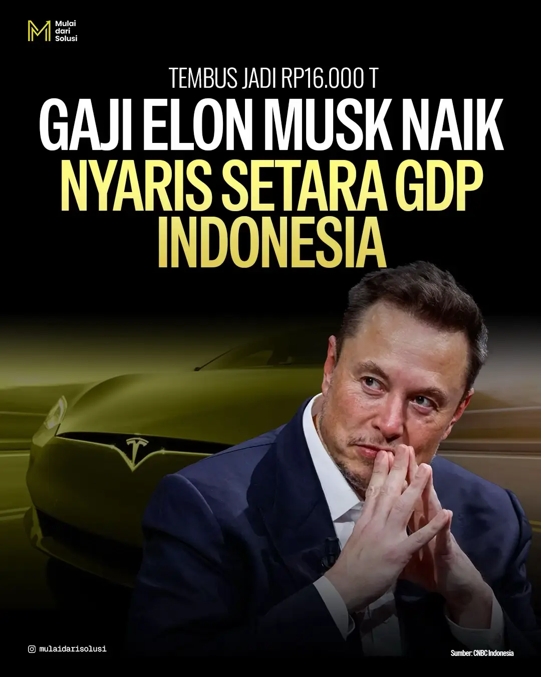 Angkanya hampir setara sama ekonomi Polandia, dua kali lebih besar dari Bangladesh, dan cuma 20 negara di dunia yang lebih kaya dari kompensasi ini. 🌍 Bayangin aja... kalau gajimu segitu, beli Tesla bukan achievement — beli negaranya baru prestasi. 💸 #MulaiDariSolusi #MarketUpdate #elonmusk #Tesla #bisnisglobal 