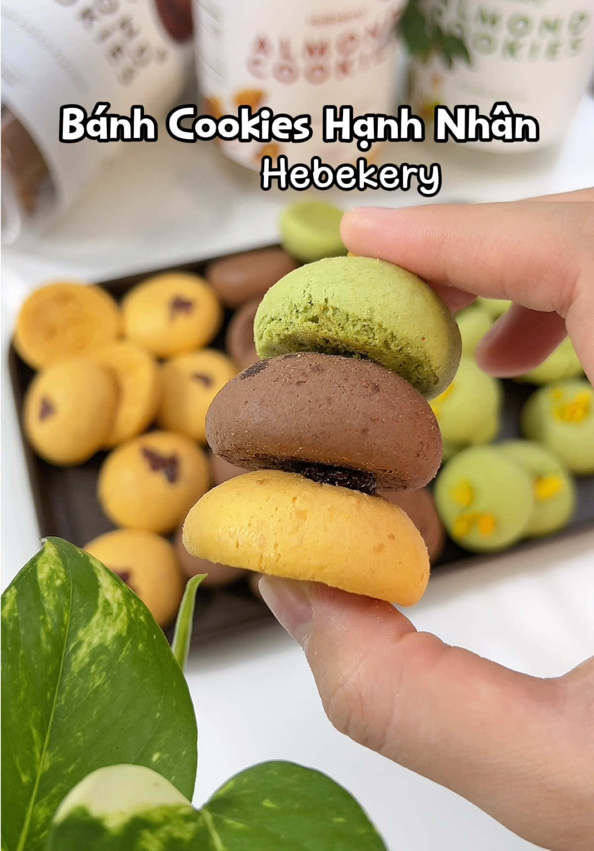 Cookies Hạnh Nhân Nguyên Cám #cookies #hanhnhan #xuhuong #ancungtiktok #review 