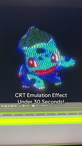 Quick Crt Effect Full tutorial on youtube!   #crt #aftereffect #fyp #aftereffectstutorial #effect 