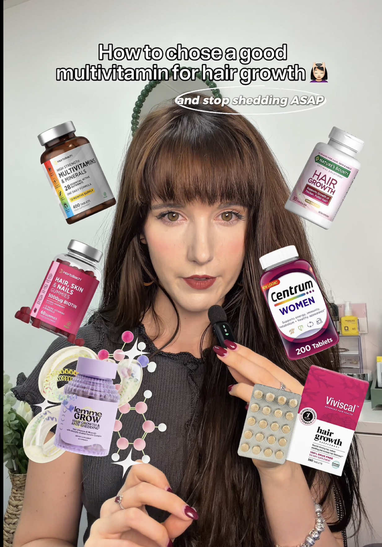 How to chose the right multivitamin to stop shedding #androgenicalopecia #hairloss #femalehairloss #hairthinning #hairgrowth 