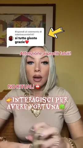 Risposta a @sabrinacarniel147 #tarocchiinterattivi #sibille #amore #lavoro #fortuna 
