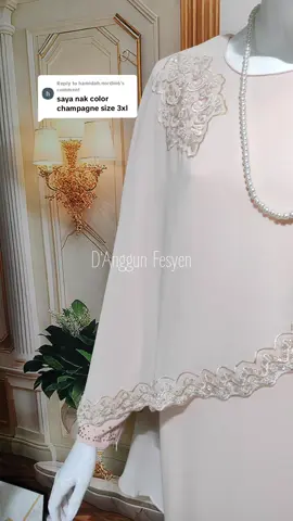 Replying to @hamidah.nordin6  Boleh refer carta saiz kami ada ukuran😊