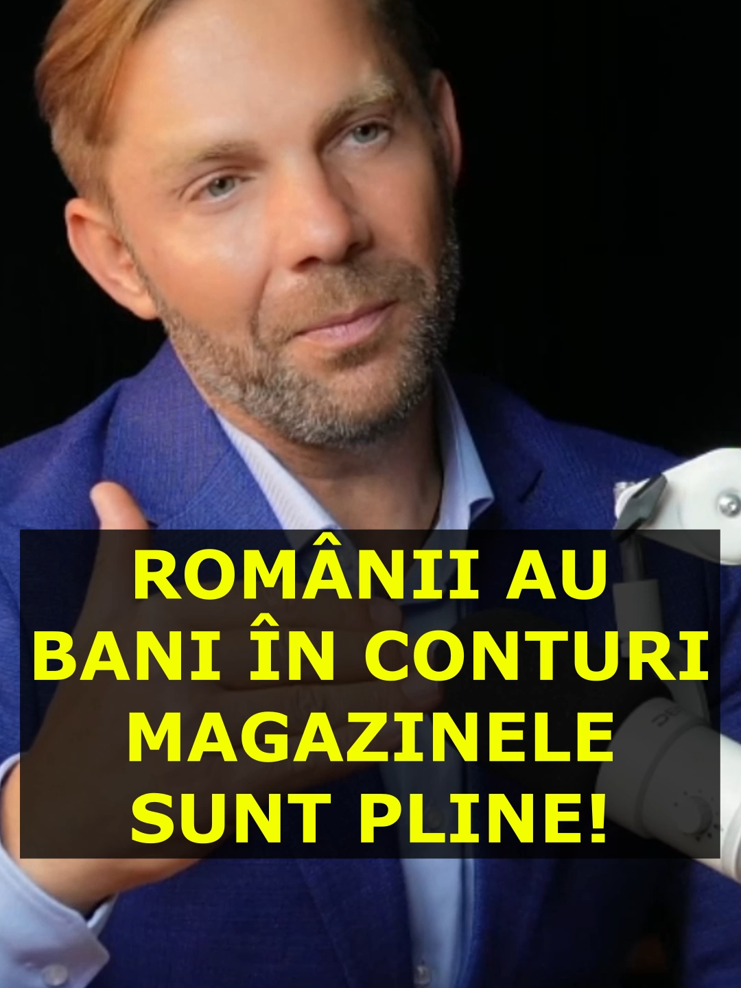 Claudiu Trandafir: Românii au bani în conturi! Magazinele sunt pline! #romani #romania #conturi #bnr #conturibancare #magazine #claudiutrandafir