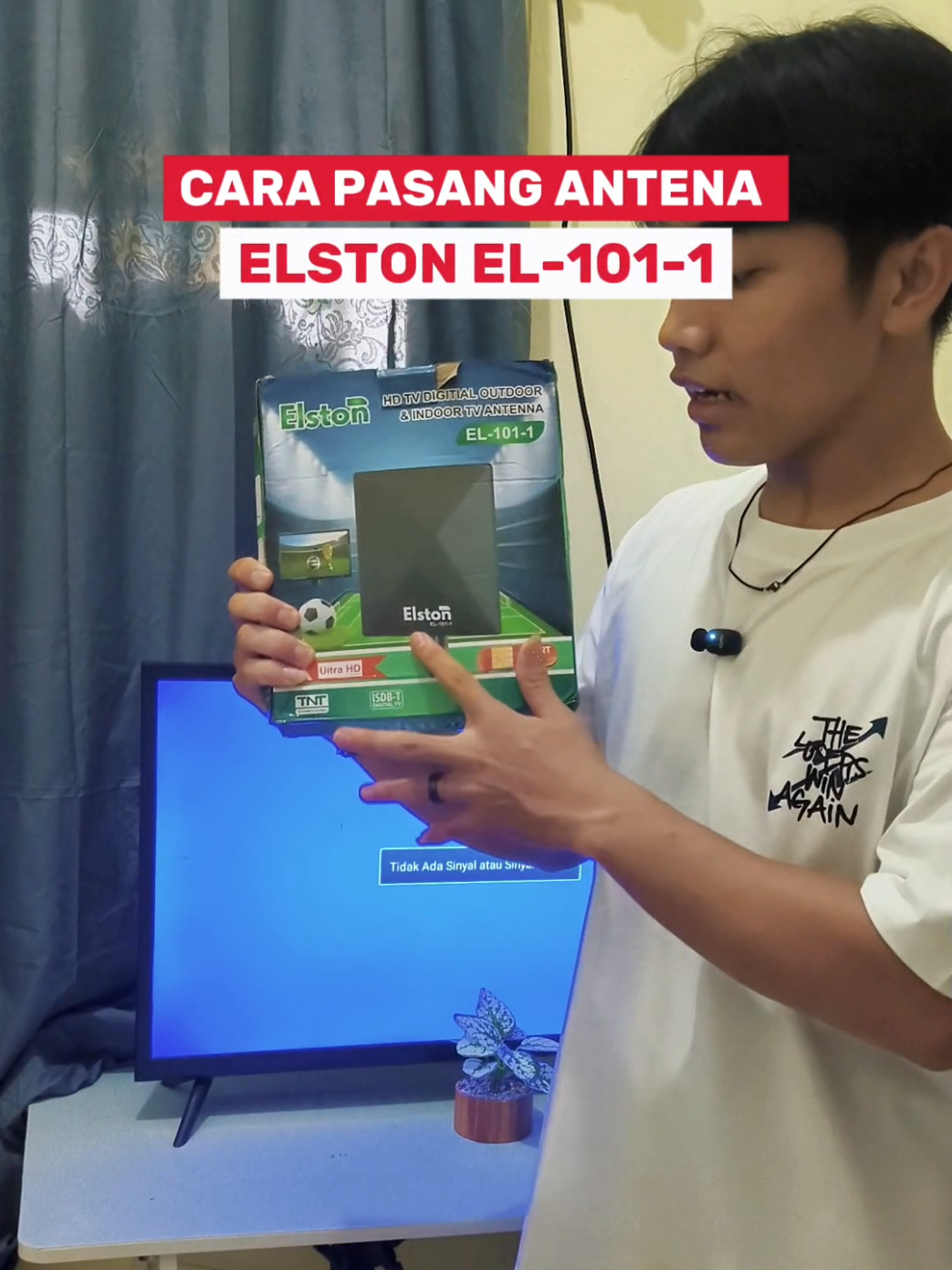 Antena digital ELSTON EL-101-1 harganya cuma di bawah 100 ribuan saja bisa untuk semua jenis TV dan juga bisa kalian pasang di dalam ruangan maupun di luar ruanva. Antena ini juga bisa untuk di semua daerah mau di pedesaan, pegunungan perkampungan, dan perkotaan bisa bngt yahh. untuk kualitas gambarnya juga sudah jernih sudah 4k ultra HD#antena #antenadigital #antenatv #antenatvdigital #promoguncang1111 