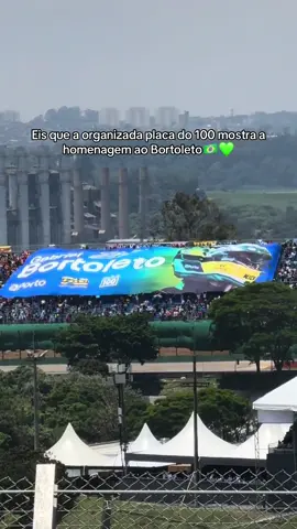 Esse bandeirão tem 900m2, feito para mostrar o apoio do Brasil ao #gabrielbortoleto #f1 