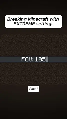 Breaking Minecraft with EXTREME settings