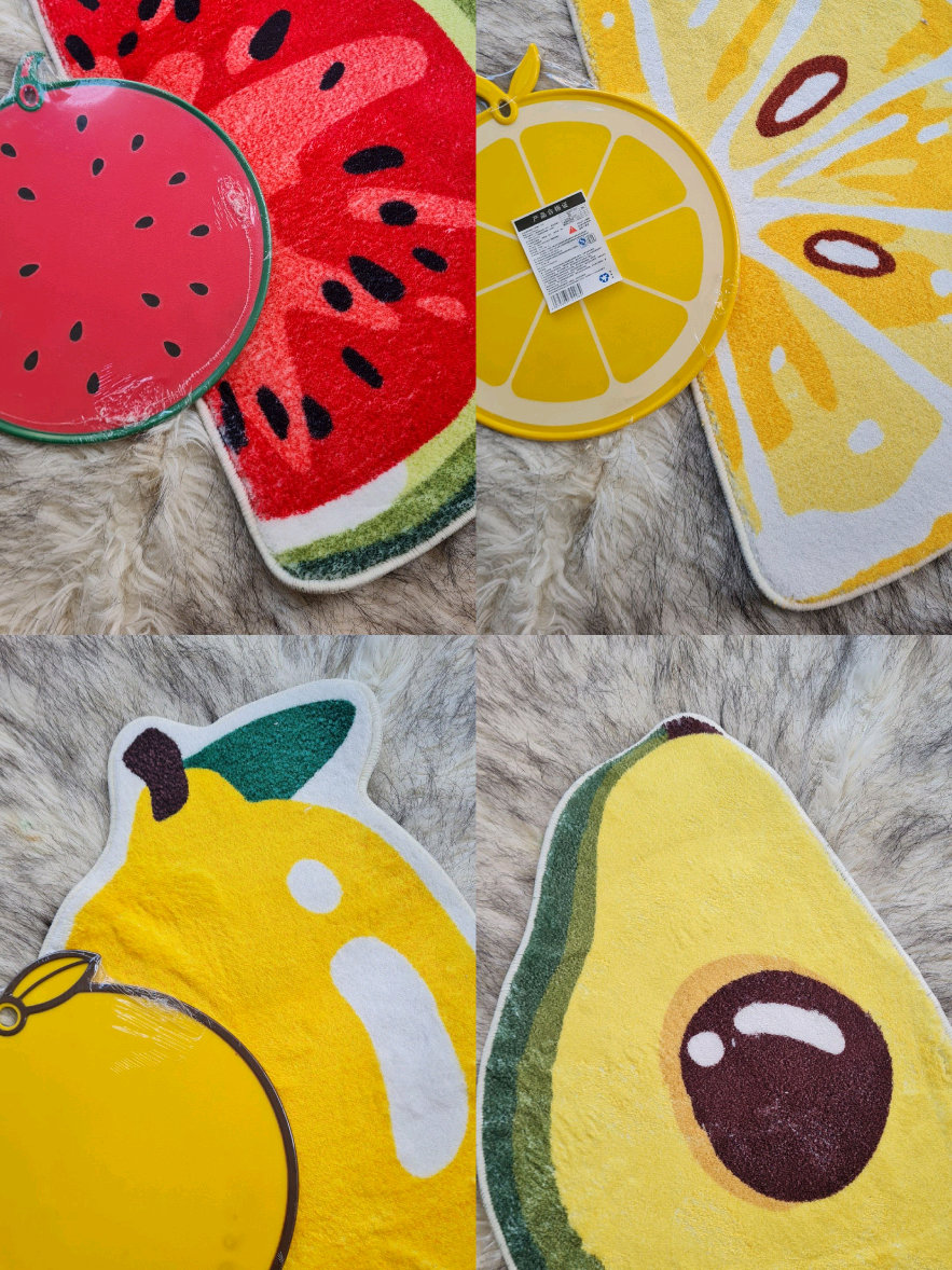 🍓 Fruity Design Floor Mat & Chopping Board 🍉 Bring colors and freshness to your kitchen & home ✨ 🧡 Chopping Board – 650 TK 💚 Floor Mat – 600 TK 💛 Combo Offer – Only 1200 TK (Save 50 TK!) 🎉 🌸 Features: ✅ Non-slippery floor mat for safe use ✅ Super soft & water absorbent upper surface ✅ Trendy fruity design – perfect for a cheerful kitchen 🍍🍊 ✅ Durable & easy to clean 💬 Perfect combo for every home that loves style + function 💕 📦 Limited stock — grab yours now! #FruityDesign #KitchenEssentials #HomeDecor #Bangladesh #ComboOffer 
