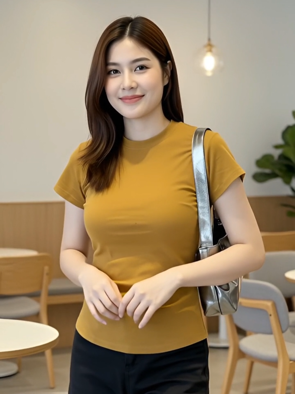 เสื้อเบบี้ ผ้ายืดนิ่ม เก็บทรงสวยเป๊ะ! สาวอวบก็ใส่ปัง แมทช์ง่ายทุกลุค #เสื้อยืด #เสื้อเบบี้ที #เสื้อรัดรูป #เสื้อผ้าสาวอวบ #ป้ายยาtiktok