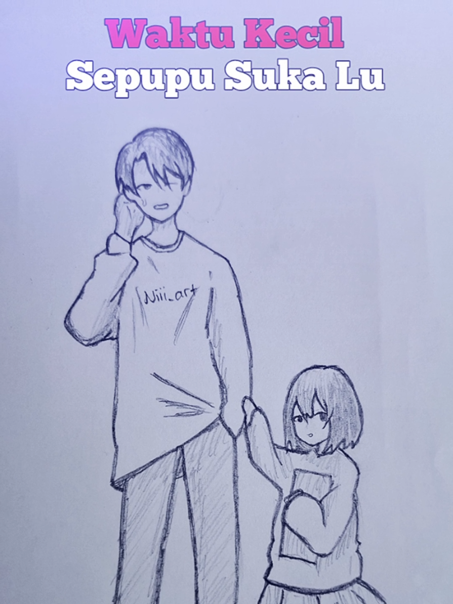 Tag sepupu kalian 🤗 #sepupu #adikkakak #saudara #fanart #art 