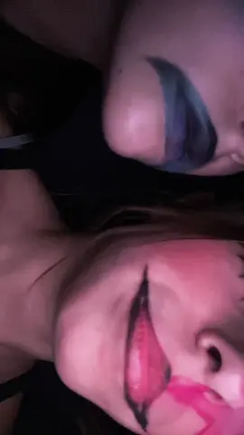 @🖤 #clown #trend #duo #happysad #clownmakeup 