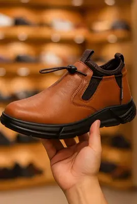 safety shoes casual pria boots waterproof anti smash coklat sudah ada besi di bagian ujung#safety #sepatuwaterproof #rekomendasi #bismillahfyp #fypシ゚ 